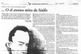-- O el eterno mito de Sísifo (entrevista) -- O el eterno mito de Sísifo (entrevista)