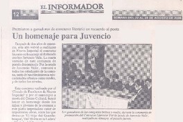 Un Homenaje para Juvencio