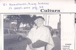 Ernesto Cardenal estará en la Feria del Libro