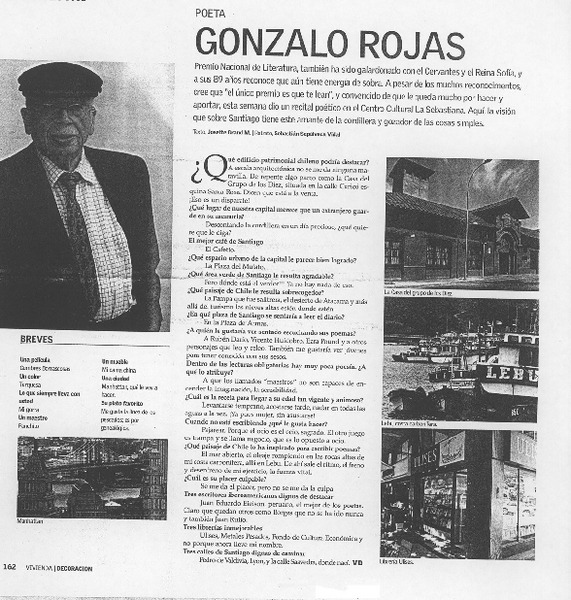 Gonzalo Rojas (entrevista)