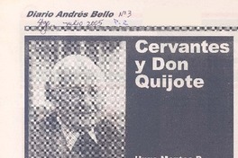 Cervantes y Don Quijote Cervantes y Don Quijote