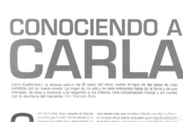 Conociendo a Carla (entrevistas) Conociendo a Carla (entrevistas)