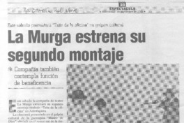 La Murga estrena su segundo montaje La Murga estrena su segundo montaje