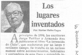 Los lugares inventados Los lugares inventados