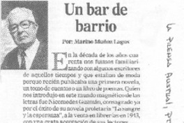 Un bar de barrio