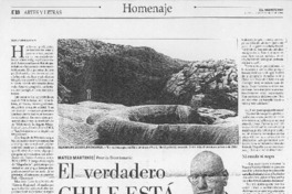 El verdadero Chile está en Magallanes (entrevista) El verdadero Chile está en Magallanes (entrevista)