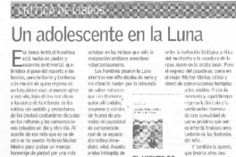 Un adolescente en la luna Un adolescente en la luna