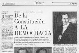 De la constitución a la democracia De la constitución a la democracia