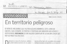 En territorio peligroso En territorio peligroso