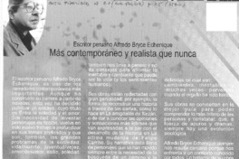 Más contemporáneo y realista que nunca Más contemporáneo y realista que nunca