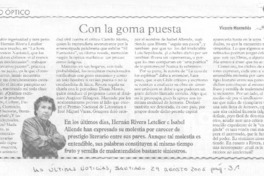 Con la goma puesta