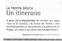 Un itinerario