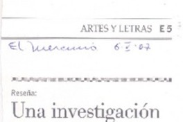 Una investigación motivadora Una investigación motivadora