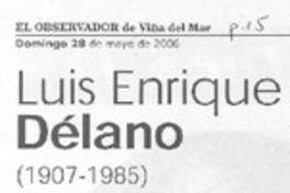 Luis Enrique Délano Luis Enrique Délano