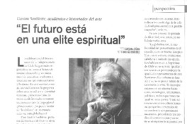 "El futuro está en una elite espiritual" "El futuro está en una elite espiritual"