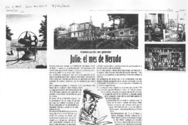 Julio: mes de Neruda Julio: mes de Neruda