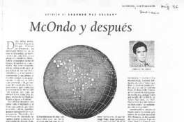 McOndo y después