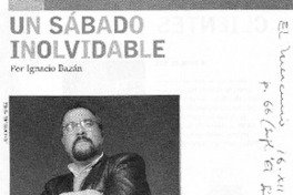 Un sábado inolvidable Un sábado inolvidable