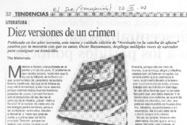 Diez versiones de un crimen Diez versiones de un crimen