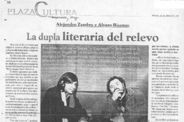 Alejandro Zambra y Alvaro Bisama: La dupla literaria del relevo (entrevista) Alejandro Zambra y Alvaro Bisama: La dupla literaria del relevo (entrevista)
