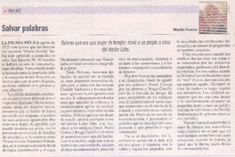Salvar palabras Salvar palabras