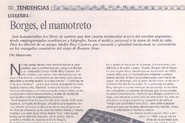 Borges, el mamotreto Borges, el mamotreto