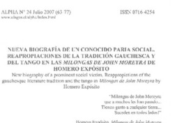 Nueva biografía de un conocido paria social Nueva biografía de un conocido paria social