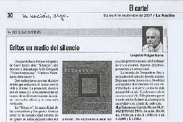 Gritos en medio del silencio Gritos en medio del silencio