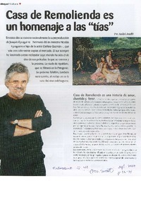 Casa de remolienda es un homenaje a las "tías"