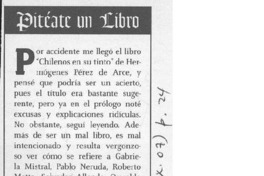 Pitéate un libro
