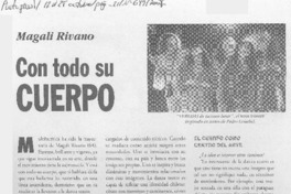 Con todo su cuerpo Con todo su cuerpo