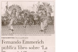 Fernando Emmerich publica libro sobre "La Tirana del Tamarugal" Fernando Emmerich publica libro sobre "La Tirana del Tamarugal"
