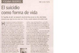El suicidio como forma de vida El suicidio como forma de vida