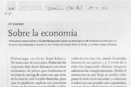 Sobre la economía Sobre la economía