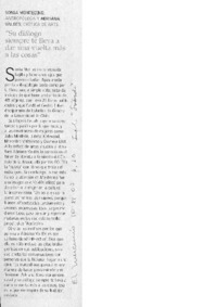 "Su diálogo siempre te lleva a dar una vuelta más a las cosas" "Su diálogo siempre te lleva a dar una vuelta más a las cosas"