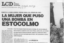 La mujer que puso una bomba en Estocolmo La mujer que puso una bomba en Estocolmo
