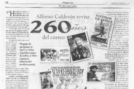 Alfonso Calderón revisa 260 años del correo Alfonso Calderón revisa 260 años del correo
