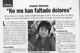 "No me han faltado dolores" (entrevista) "No me han faltado dolores" (entrevista)