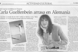 Carla Guelfenbein arrasa en Alemania