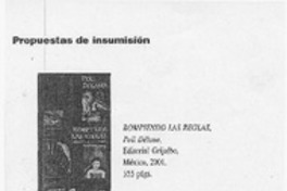Propuestas de insumisión Propuestas de insumisión