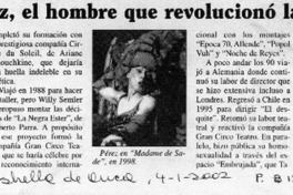 Andrés Pérez, el hombre que revolucionó las tablas  [artículo]