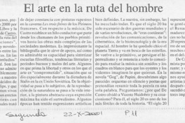 El arte en la ruta del hombre  [artículo] Tito Castillo