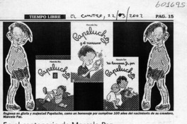 El colorido regreso de Papelucho  [artículo] Manuel Herrera