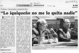 "Lo iquiqueño no me lo quita nadie" "Lo iquiqueño no me lo quita nadie"