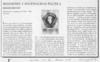 Hegemonia y racionalidad política  [artículo]