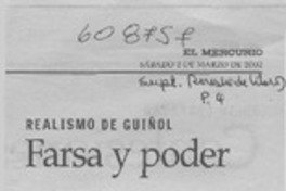 Farsa y poder  [artículo] José Promis
