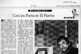 Con los Parra en El Parrón  [artículo] André Jouffé