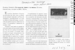 El pasar del tiempo y su medida  [artículo] E. P.
