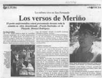 Los versos de Meriño  [artículo] Miguel Vallejo