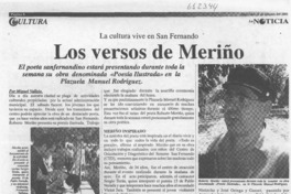 Los versos de Meriño  [artículo] Miguel Vallejo